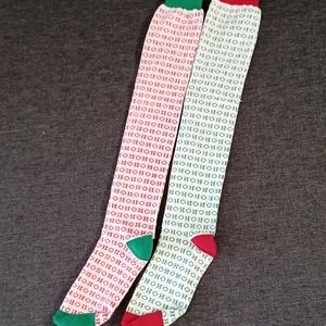 Knee High Christmas Socks